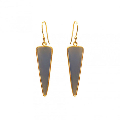 Triangle Amazonite Earrings